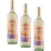 Vita Mediterranea Chardonnay Terre Siciliane IGT - Vino Bianco, 750 ml (Confezione da 3)