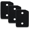 Filterwelt Filtro Adatto all'asciugatrice Miele Filtro T1 9164761, Sottile, 207 x 157 x 30 mm, Made in Germany, Filtro in Schiuma per lanugine(Set di 3)