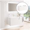 neoro n50 stripes mobile La: 100 cm con 1 scomparto estraibile, BN0693BWM, n50 [Mobili da Bagno > Mobili Lavabo]