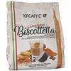 101CAFFE' Biscottella | Sacchetto da: 12 capsule compatibili con macchine Nescaf? DolceGusto?