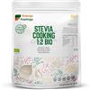 Energy Feelings Stevia Cooking BIO 1:2-1Kg, Mix di Eritritolo con Stevia in Polvere. Dolcificante Naturale Vegano Senza Zucchero nè Glutine, Addolcisce il doppio dello Zucchero