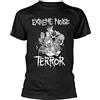 Extreme Noise Terror T Shirt in It for Life Band Logo Nuovo Ufficiale Uomo Nero Size XL