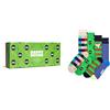 Happy Socks Calzini 4-Pack Record Gift Set Cotone Unisex Bianco 41-46