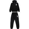 JUVE Juventus Tuta Ragazzo - Felpa con Cappuccio e Zip più Pantaloni - 100% Originale - 100% Prodotto Ufficiale - Taglia 10 Anni