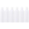 GANAZONO 6 Pezzi Bottiglie da Viaggio Riutilizzabili 250ml per Shampoo e Lozione, Bottiglie Vuote Portatili in Pet e Pp, Resistenti alle Perdite, per Uso Outdoor e Viaggio
