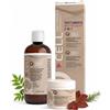Q1, Q-Cell, Kit Anticellulite Crema Snellente 200 ml + Tisana Drenante 500 ml, Trattamento Snellente Corpo Completo per Cosce, Glutei, Braccia e Pancia, Azione Rassodante, Drenante e Tonificante