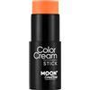 Moon Creations ColorCream Face & Body Paint Stick di Moon Creations - Trucco professionale per viso e corpo, per adulti e bambini, 21 g, arancione brillante