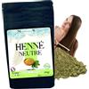 Mysterious way Henné neutro in polvere capelli incolore cura capelli - Anti pidocchi e pellicola | Maschera e scrub per viso, corpo e cura della pelle naturale | dopo shampoo- senza colorazione capelli (200g)