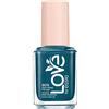 Essie LOVE by essie Smalto per unghie - n. 200 doin' my best, a base di piante, colore blu, finitura cremosa, resistente e colorante, 13,5 ml