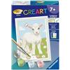 Ravensburger - CreArt Kids 8 x 12 cm - Numero d'Arte - Pecora - Kit di Pittura con Numeri - da 7 Anni - 12023215