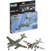 Revell 63711 Model Combat Set Me262 & P-5 fedele modellino per principianti, con accessori base, non verniciati