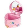 Trousselier Carillon Bambina - Carillon Portagioie Bambina Principessa a forma di Cuore - Regalo Bambina da 0 a 12 anni o più - Porta Gioie Bambina - Regalo Battesimo Bambina, Comunione