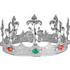 W WIDMANN MILANO Party Fashion - Corona con giglio in metallo, accessorio per costume da re e regina, carnevale
