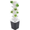 XUEMANSHOP Hydroponic Growing System, 6 piani, 30 fori, torre idroponica con serbatoio dell'acqua da 10 l, indicatore del livello dell'acqua, per pomodori, fragole, lattuga, peperoncino, menta