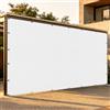 FENYIGE Rete Ombreggiante Traspirante 1.5 x 3 m Protezione UV Traspirante Tenda a Vela Parasole Rettangolare Corda Inclusa per Esterno, Giardino, Balcone, Terrazzo, Bianco