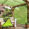 Generic Telo Ombreggiante Verde 2x2m 3x4.0m 4x6m 5x5m 6x8m Rete Ombreggiante per Esterni con Occhielli, 90% Sole/UV Protezione Vele Tessuto Ombreggiantes per Giardino/Pergola/Esterno/Serra(11x12.5m)