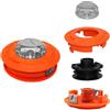 Generico Testina batti e Vai da 130mm Inserto M 10x1,25 per decespugliatore e tagliaerba.
