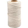 G2PLUS 100m macramè Filo Bianca: Corda Macrame 4mm, Filato di Cotone Naturale per Bricolage, Arazzi, Lavori a Maglia, Decorazioni