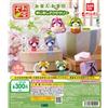 BANDAI Accessori marcatore per cani e gatti da tè set completo di 6 capsule BANDAI G...