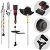 Geotech X-Line MT-40V - Decespugliatore multifunzione a batteria - 40V - 2x20V 2Ah
