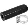 QUARKZMAN Tappo Refrigerante Silicone Con Morsetto Nero 1pc | Diametro Interno 10mm, Spessore Parete 5mm, Lunghezza 60mm, Include 1 Morsetto, Resistente Al Calore, Non Per Carburanti