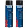 Rejel 4941 Dinitrol Bombolette spray di cera nera per sottoscocca, da 500 ml, set da 2