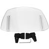 Tyenaza Parabrezza Regolabile per Moto, Deflettore Antivento Universale Per Moto Per MT07 MT09 MT10 R1 R3 FZ6 TMAX530 TMAX 500(chiaro)