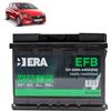 Generico Batteria 60Ah EFB per Ford Fiesta VII 1.0 Ecoboost 1.1 Ti-VCT 1.5 ST benzina 2017+