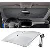 LUWU [Aggiornato] Ombrello Parasole Auto Compatibile con Opel Corsa F 2020-2025 2026 Parabrezza Parasole Auto ad Ombrello Pieghevole per Parabrezza Anteriore Interno Corsa F Accessori
