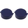 MEZOKUCEL 2 tappi di ricambio per lavavetri 71740943 643244 compatibile con Fiat 500 compatibile con Citroen Nemo coperchio della bottiglia della rondella (blu)