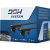 DGH System Barre portatutto portapacchi BARRE compatibile con MITSUBISHI Pajero Sport SUV 5-porte 2000-2006 max 90 kg 135 cm Acciaio