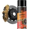 GP KOLORS Vernice Spray per Pinze Freno, Beige, 400ml, Resistente Alte Temperature Fino a 390°C, Smalto Professionale per Tuning Auto e Moto (Dark Beige, Finitura Lucida)