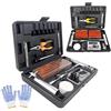 NOOGUI - Kit Riparazione Pneumatici Auto - Kit Foratura Moto - Riparazioni in 15 Minuti - Include 117 Pezzi con Stoppini, Attrezzi a T, Valvole e Pinze - Kit Riparazione Gomme