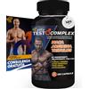 Italian Elite® Testo Complex 120 caps Maca Peruviana 8000mg Integratore | Con 21 ingredienti tra cui Zinco, Tribulus, Fieno Greco, Ashwagandha, Arginina, Ginkgo, Taurina, Ginseng, Vitamine e Minerali