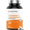 NOVOMA Vitamina C liposomiale 1000mg, Alta Biodisponibilità, Con Vit C liposomiale Quali®-C, Acido Ascorbico Puro, Sistema Immunitario e Stanchezza, Flacone da 300 ml (ex Nutrivita)