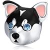 Teleye Braccialetto Charm Bead Husky Puppy Charm fai da te in argento sterling 925 adatto a collana braccialetto Pandora, braccialetto europeo con ciondoli