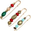 PRETYZOOM 3pezzi Decorative Vintage Per Abbigliamento Chiusure Per Cardigan Sciarpe e Scialli Accessori Retro e
