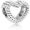 CWOne Designs Ciondolo in Argento con Momenti Familiari a Forma di Cuore per Bracciali Pandora., One size, Argento sterling, Zirconie sintetico
