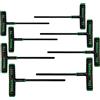 Eklind 68689 Power-T - Chiave a stella TORX con impugnatura a T, set da 8 pezzi, T6-T25 (albero da 15,2 cm)