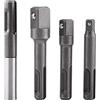 Zisemeil Punta da trapano SDS Plus Shank - 1/4 adattatore esagonale e 1/43/81/2 connettore di estensione per punta quadrata