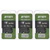 8TEN Catena per motosega semi-scalpello, 45,7 cm .050 3/8 LP 64DL per Homelite John Deere Dolmar 112 114 118 (confezione da 3)