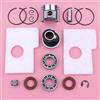 SAANICH Kit cuscinetto con anello di sicurezza for spinotto pistone da 38 mm adatto for Stihl MS180 018 MS 180 motosega utensile di ricambio parte manovella cuscinetto paraolio filtro aria
