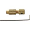 Nutup Adattatore per mandrino per trapano per foro albero da 2 0 mm, morsetto motore in ottone per 0 7 mm a 1 2 mm, include chiave inglese, 2 pezzi (0,7-1,2 mm)