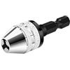 Generico Mandrino for trapano Cacciavite senza chiave Adattatore for avvitatore a percussione Motore elettrico Utensile Morsetto for punte da 6,35 mm con codolo esagonale(0.3 3.6mmS)