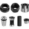 OZLIYY Pinza for macchina for intaglio, rifilatura, accessori for la lavorazione del legno, adattatore, dado for morsetto ER, pinza for C()32mm)