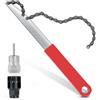 Romon 3-in-1 Kit Attrezzi Bici, con Estrattore a Manovella e Rimozione del Cuscinetto Interno, per Catena, Estrattore, Attrezzi per Catene, per Cassetta a 8, 9, 10 velocità