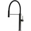 Foster Miscelatore Monocomando Cucina Acciaio AISI 316 trattamento PVD Gun Metal con Canna Girevole e Doccia Snodabile Foster 8424 856 - 8424856