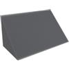 Lenacustica Bass Trap Angolare per Basse Frequenze, 25x100 cm, Assorbimento Acustico, per Studi di Registrazione e Home Studio. Non spedito Sottovuoto (Grigio)