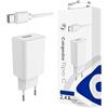 Genérico Caricatore compatibile con Samsung Galaxy A52s 5G SM-A528B adattatore e cavo USB