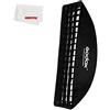 Godox Grid Softbox Strip Softbox Strip Box Beehive Honeycomb Grid Bowens Halterung für Fotostudio (FW22x90)